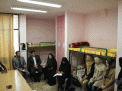 گزارش تصویری هیات رئیسه دانشگاه از خوابگاه خواهران به مناسبت هفته خوابگاه